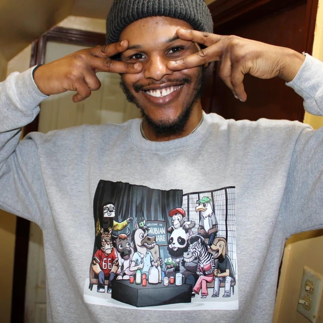 4. Animals Crew Neck Sweatshirt