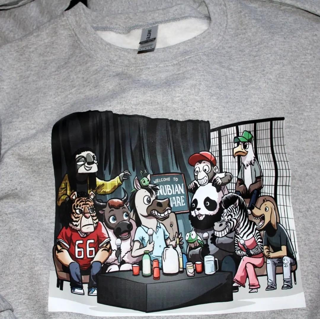 4. Animals Crew Neck Sweatshirt