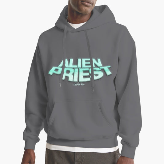 7. Alien Priest Grey Pullover Hoodie